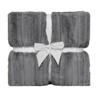 60" x 72" Luxe Cuddle&reg; Blanket Vienna Graphite