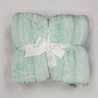 60" x 72" Luxe Cuddle&reg; Blanket Vienna Ice