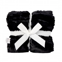 60" x 72" Luxe Cuddle® Blanket Willow Black