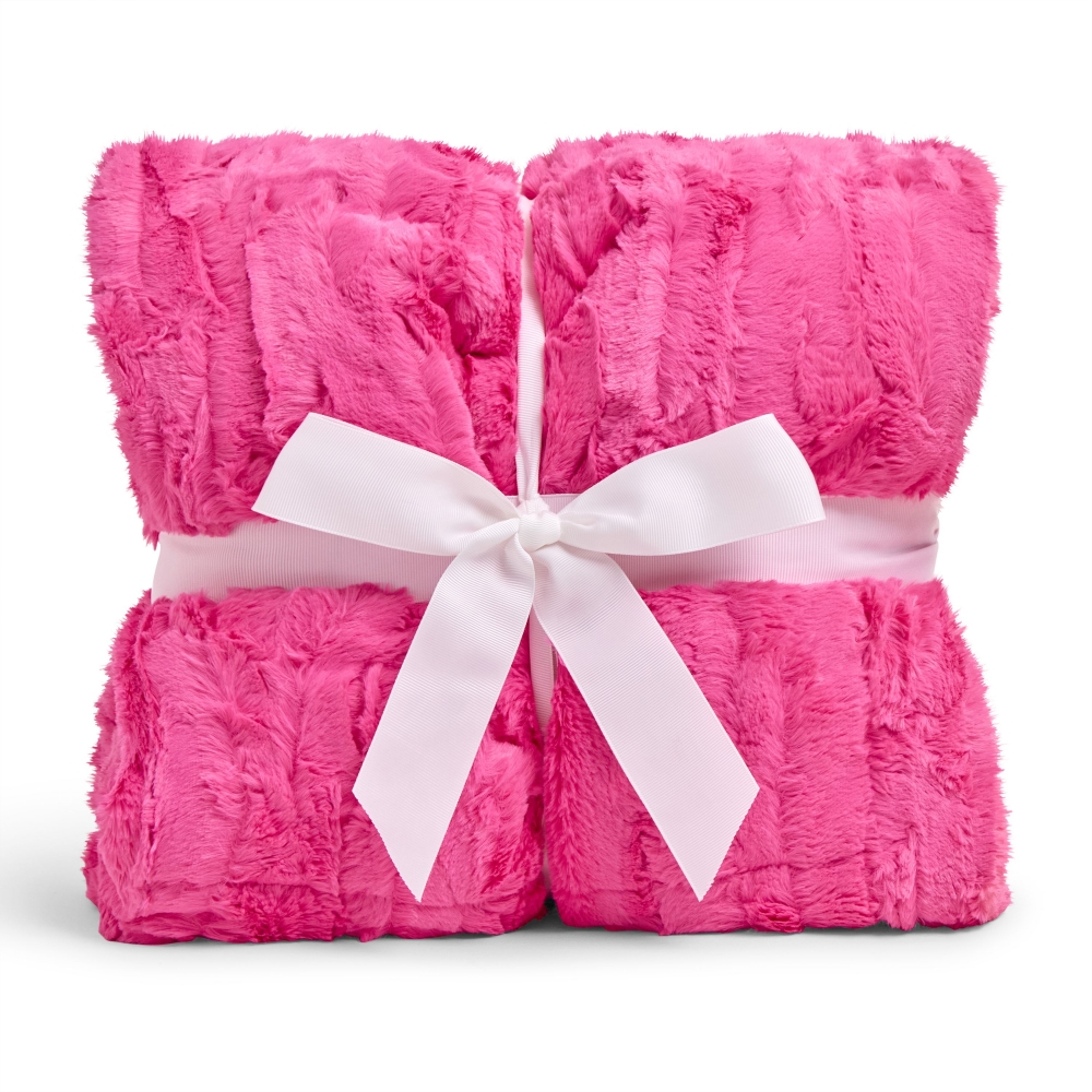 Signature 60\" x 72\" Luxe Cuddle&reg; Blanket Willow Think Pink