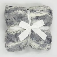 60" x 72" Luxe Cuddle&reg; Blanket Wild Rabbit Chrome