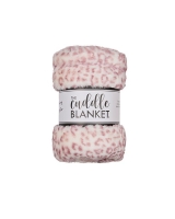 Petite 36" x 30" Luxe Cuddle&reg; Blanket Milan Cheetah Woodrose