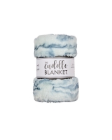 Petite 36" x 30" Luxe Cuddle&reg; Blanket Milan Enzo Nightfall