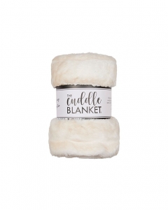 Petite 36" x 30" Luxe Cuddle&reg; Blanket Milan Enzo Vanilla Creme
