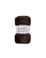Petite 36" x 30" Luxe Cuddle&reg; Blanket Milan Chocolate