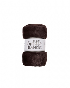 Petite 36" x 30" Luxe Cuddle&reg; Blanket Milan Chocolate