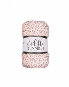 Classic 50" x 60" Luxe Cuddle&reg; Blanket Milan Cheetah Woodrose