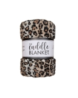 Classic 50" x 60" Luxe Cuddle&reg; Blanket Milan Clouded Leo Sand