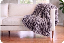 Classic 50" x 60" Luxe Cuddle&reg; Blanket Milan Luca Sugar Plum