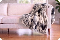 Classic 50" x 60" Luxe Cuddle&reg; Blanket Milan Pony Storm