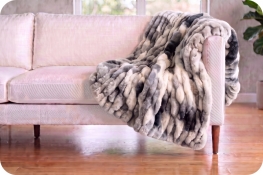 Classic 50" x 60" Luxe Cuddle&reg; Blanket Milan Pony Storm