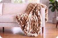 Signature 60" x 72" Luxe Cuddle&reg; Blanket Milan Cheetah Woodland