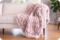 Signature 60" x 72" Luxe Cuddle&reg; Blanket Milan Cheetah Woodrose