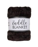Signature 60" x 72" Luxe Cuddle&reg; Blanket Milan Enzo Black Coffee