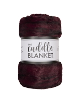 Signature 60" x 72" Luxe Cuddle&reg; Blanket Milan Enzo Cherry Cola