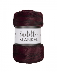 Signature 60" x 72" Luxe Cuddle&reg; Blanket Milan Enzo Cherry Cola