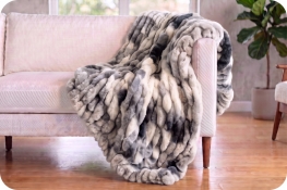 Signature 60" x 72" Luxe Cuddle&reg; Blanket Milan Pony Storm