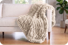 Signature 60" x 72" Luxe Cuddle&reg; Blanket Milan Pearl