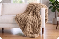 Signature 60" x 72" Luxe Cuddle&reg; Blanket Milan Sand Dollar