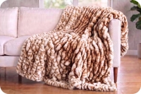 Deluxe 60" x 90" Luxe Cuddle&reg; Blanket Milan Cheetah Woodland