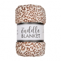 Deluxe 60" x 90" Luxe Cuddle&reg; Blanket Milan Cheetah Woodland