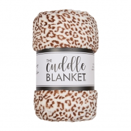 Deluxe 60" x 90" Luxe Cuddle&reg; Blanket Milan Cheetah Woodland