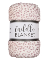 Deluxe 60" x 90" Luxe Cuddle&reg; Blanket Milan Cheetah Woodrose