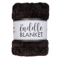 Deluxe 60" x 90" Luxe Cuddle&reg; Blanket Milan Enzo Black Coffee