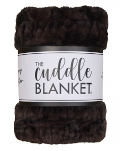 Deluxe 60" x 90" Luxe Cuddle&reg; Blanket Milan Enzo Black Coffee