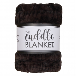 Deluxe 60" x 90" Luxe Cuddle&reg; Blanket Milan Enzo Black Coffee