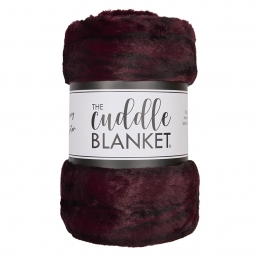 Deluxe 60" x 90" Luxe Cuddle&reg; Blanket Milan Enzo Cherry Cola