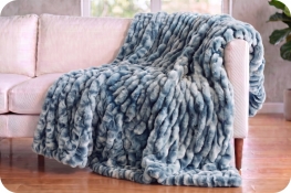 Deluxe 60" x 90" Luxe Cuddle&reg; Blanket Milan Enzo Nightfall