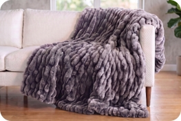 Deluxe 60" x 90" Luxe Cuddle&reg; Blanket Milan Luca Sugar Plum