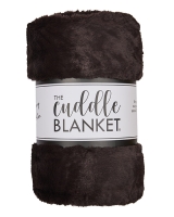 Deluxe 60" x 90" Luxe Cuddle&reg; Blanket Milan Chocolate