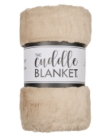 Deluxe 60" x 90" Luxe Cuddle&reg; Blanket Milan Sand Dollar
