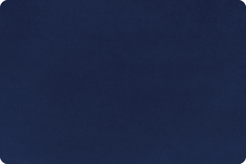 Midnight Blue Solid Colour Smooth Plush Cuddle Fabric 50cm x 50cm