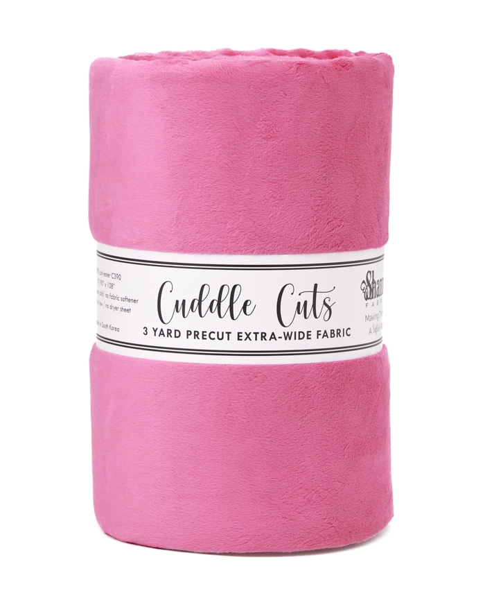 3 Yard Cuddle&reg; 110\" Cut Fuchsia