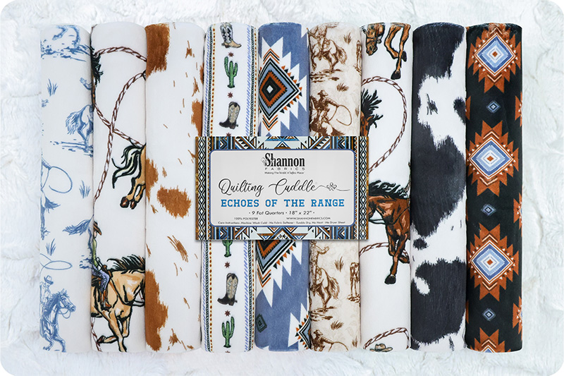 Quilting Cuddle&reg; Fat Quarter Pack Echoes of the Range