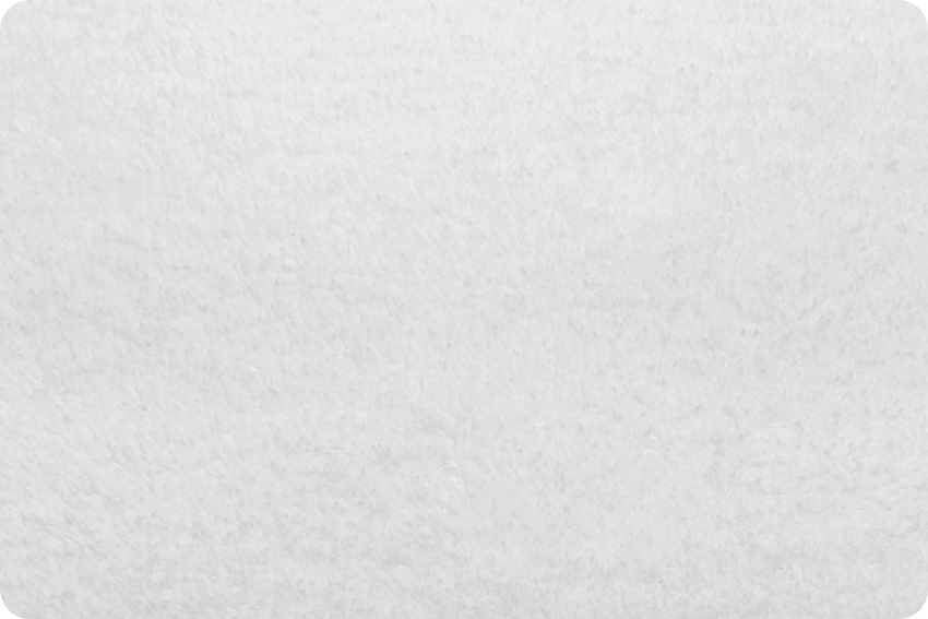 2 Yard Luxe Cuddle® Cut Sherpa White