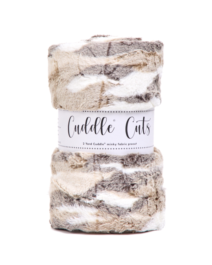 2 Yard Luxe Cuddle® Cut Frosted Himalayan Pewtr
