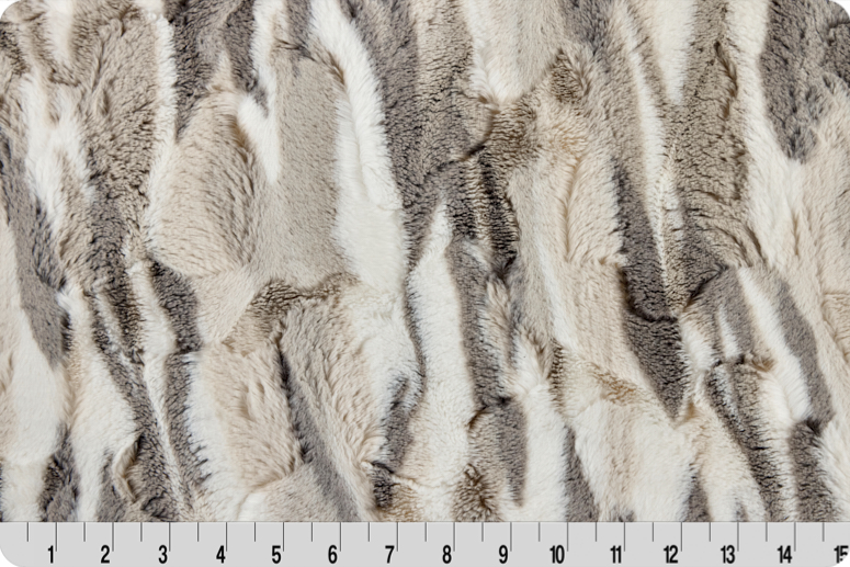 2 Yard Luxe Cuddle® Cut Frosted Himalayan Pewtr