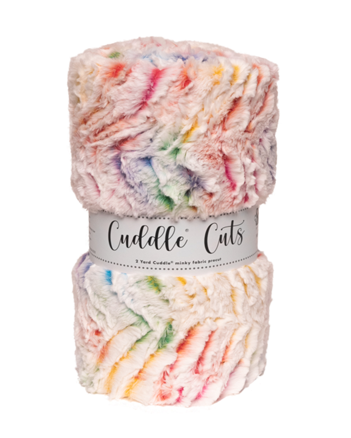 2 Yard Luxe Cuddle® Cut Prism Vibrant
