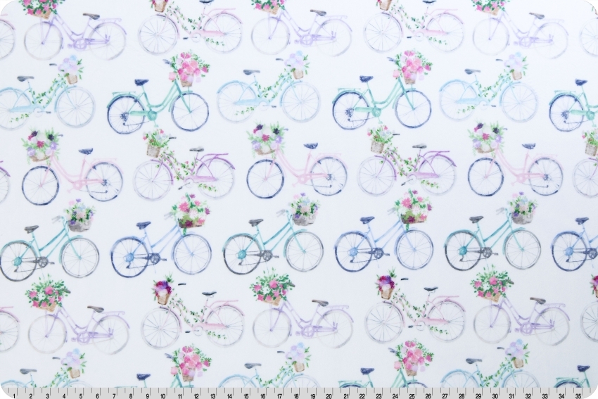 Bicycle Blooms Digital Cuddle® Multi