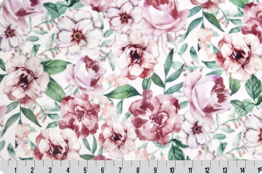 Country Floral Digital Cuddle® Rosewater