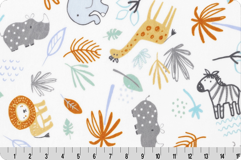 Jungle Friends Digital Cuddle&reg; Dusty Blue