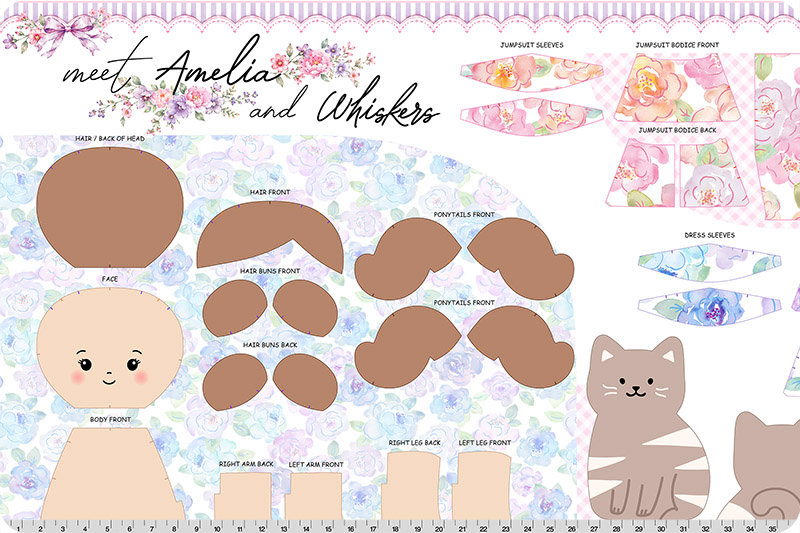 Meet Amelia Digital Cuddle Panel&reg; Multi