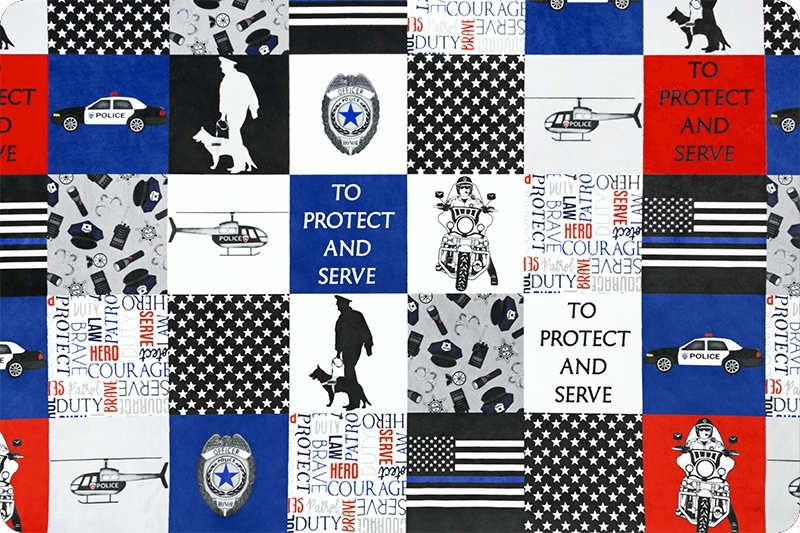 Police Digital Cuddle&reg; Blue Line