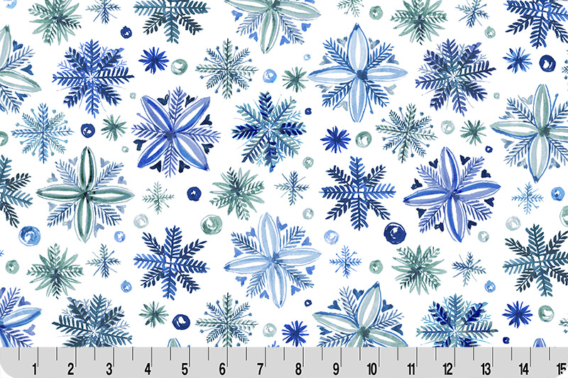 Snowy Sparkle Digital Cuddle® Blue