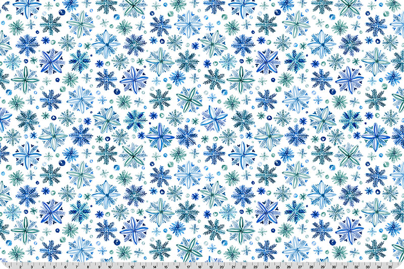 Snowy Sparkle Digital Cuddle® Blue
