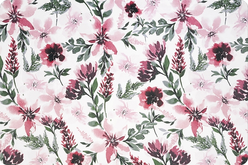 Spring Flowers Digital Cuddle® Rosewood